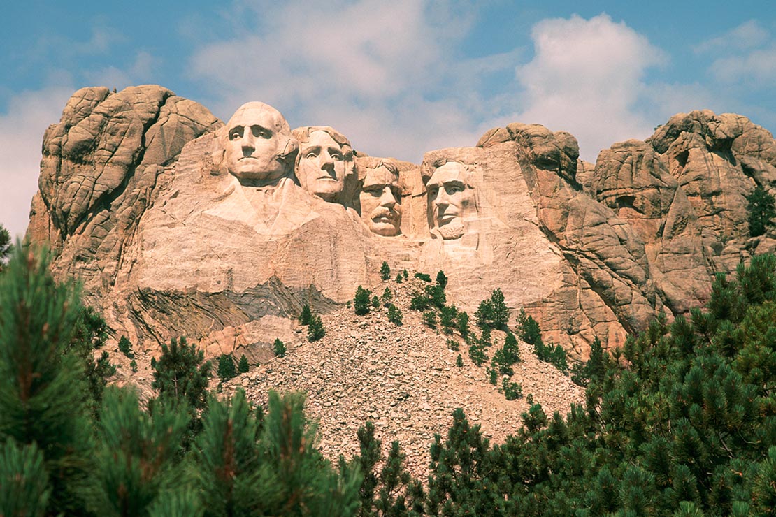 Breathtaking photo of Mount Rushmore, just a short distance away from Custer Crossing Family Campground.