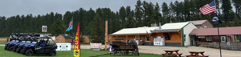 Custer Crossing Family Campground in the Black Hills on US-385 near Deadwood, SD